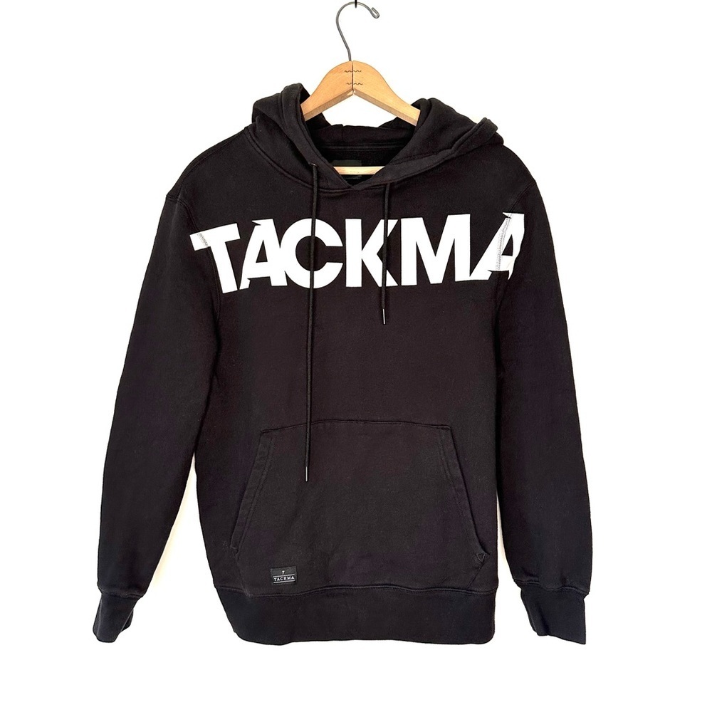 Tackma | Black The Neckhit Pullover Hoodie Size Small
